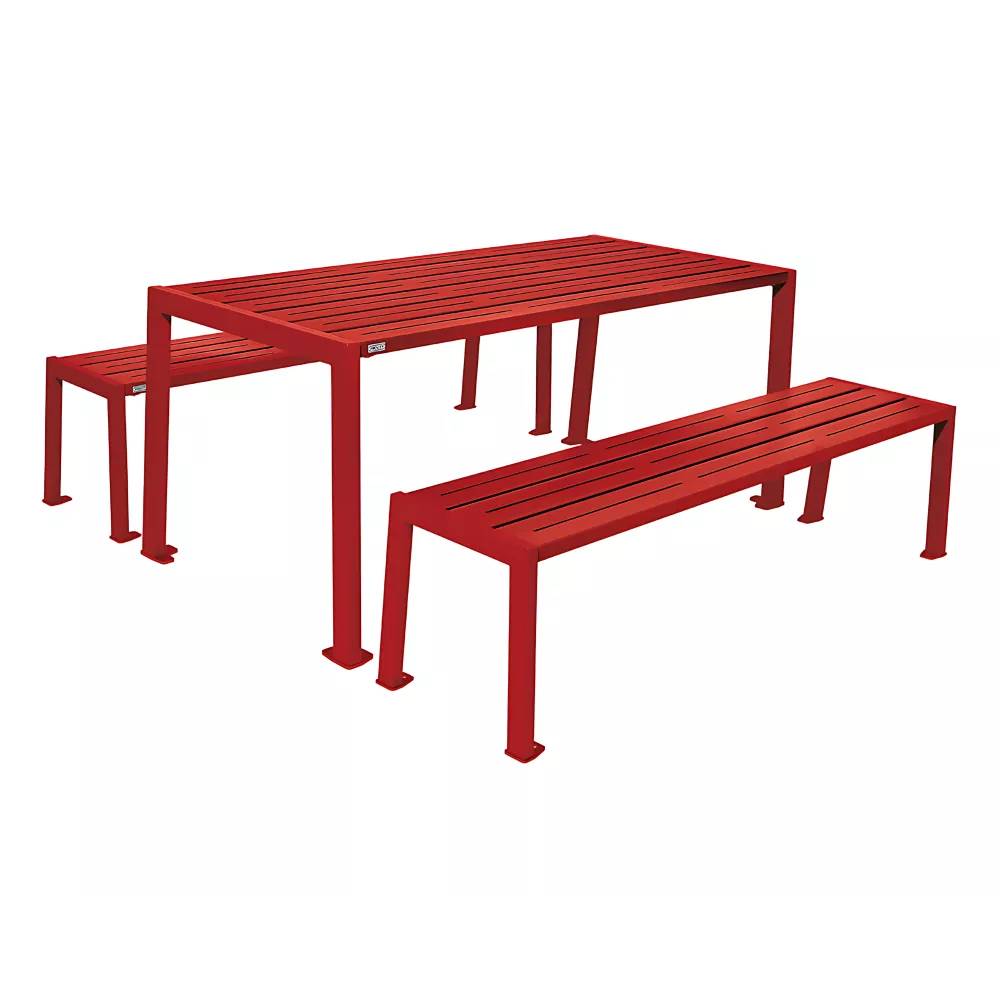 Table de pique-nique Silaos® acier PROCITY