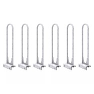 Lot de 6 Arceaux antivol galva PROCITY