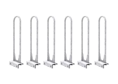 Lot de 6 Arceaux antivol galva PROCITY