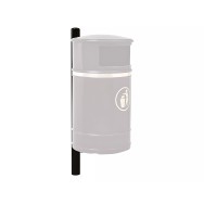 Poteau de fixation pour corbeille Morvan 40 litres PROCITY