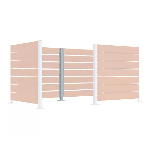 Poteaux cache-conteneurs modulable Galva PROCITY