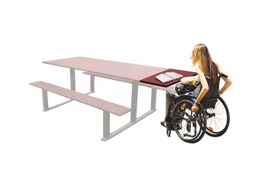 Rallonge PMR pour table de pique-nique Riga PROCITY