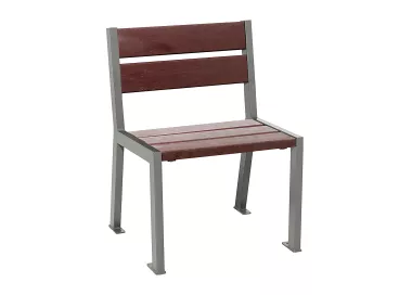 Fauteuil plastique recyclé Silaos® 5 lames PROCITY