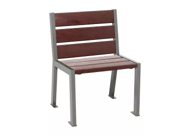 Fauteuil plastique recyclé Silaos® 6 lames PROCITY