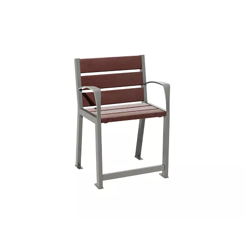 Fauteuil plastique recyclé Silaos® spécial sénior PROCITY