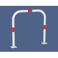 Arceau simple Ø60mm bandes rouges PROCITY