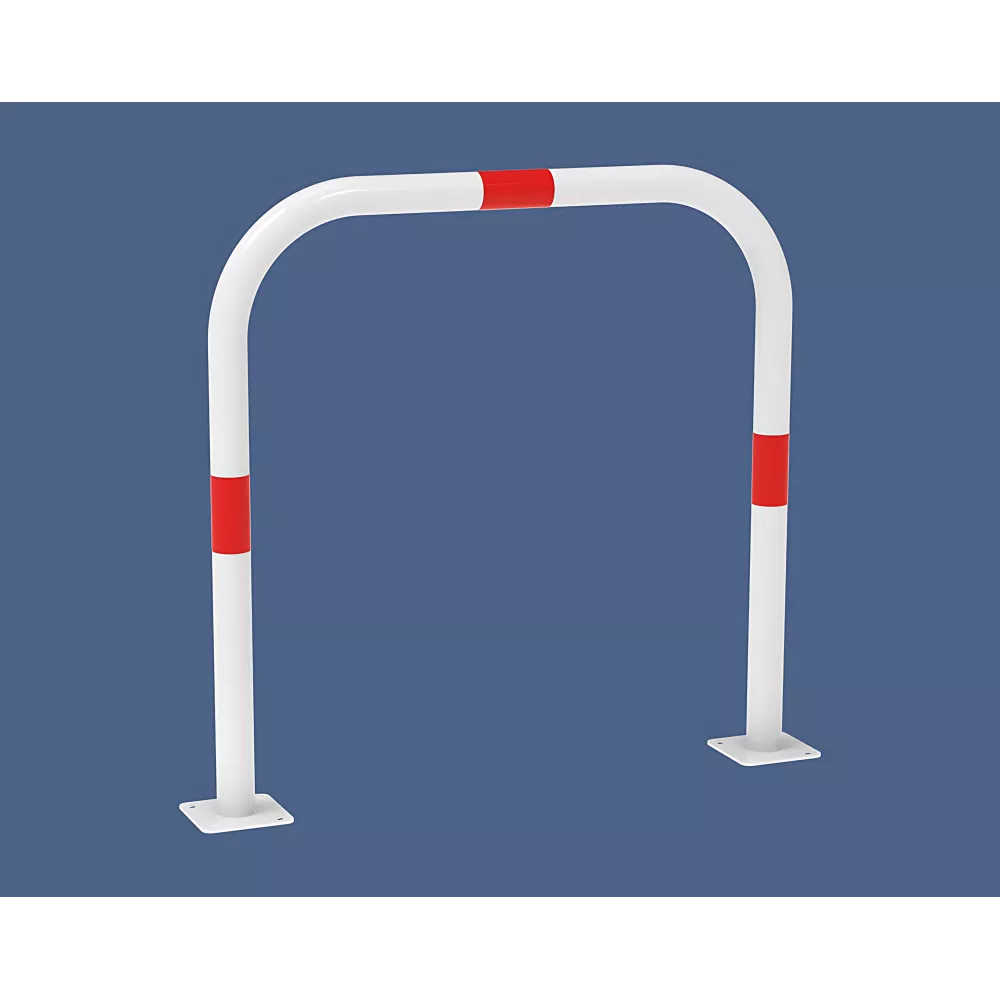 Arceau simple Ø60mm bandes rouges PROCITY