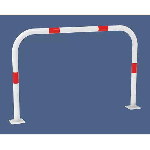 Arceau simple Ø60mm bandes rouges PROCITY