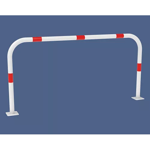 Arceau simple Ø60mm bandes rouges PROCITY