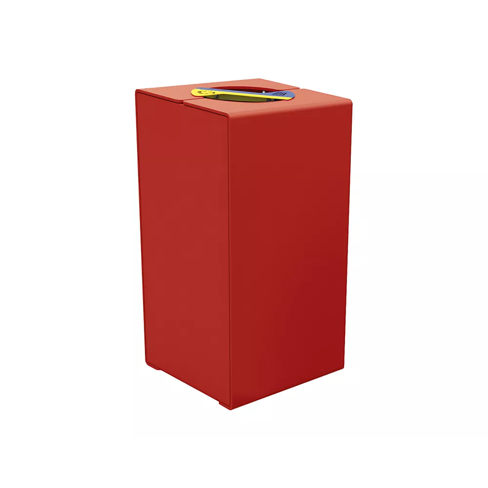 Corbeille KUB. tri sélectif acier PROCITY