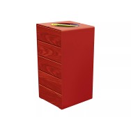 Corbeille KUB. tri sélectif acier et bois PROCITY