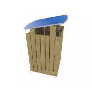 Corbeille Turin avec toit 160 litres PROCITY