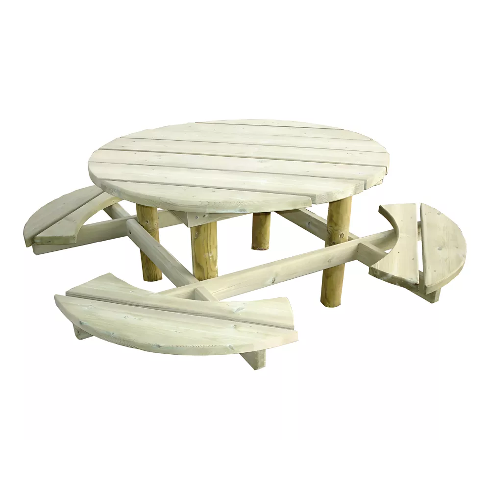 Table de pique-nique ronde Dublin PROCITY