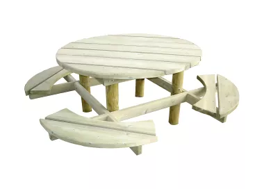 Table de pique-nique ronde Dublin PROCITY