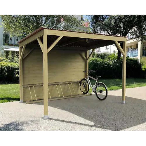 Bardages pour abri vélos Turin PROCITY