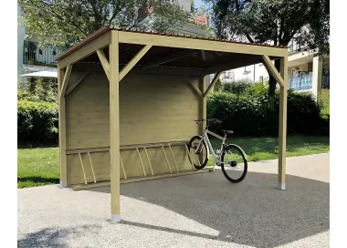 Bardages pour abri vélos Turin PROCITY
