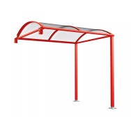 Abri vélos Voûte "M" avec bardages polycarbonate PROCITY