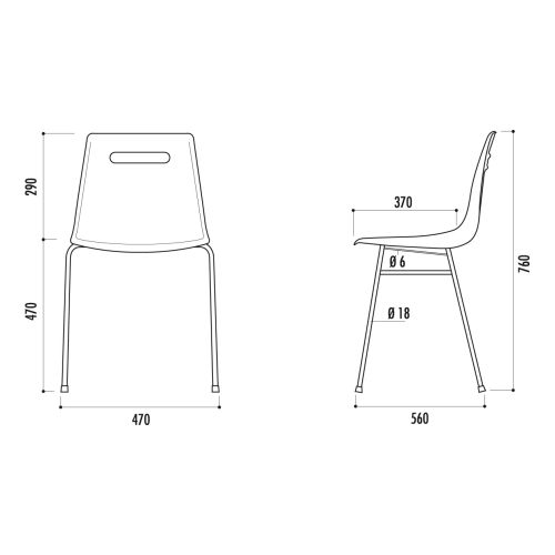 Chaise CAMPUS