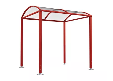 Passage couvert Voûte "M" sans bardages en verre PROCITY