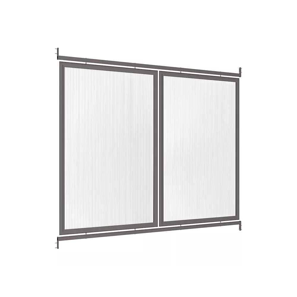 Bardage latéral pour passages couverts Milan & Voûte "M" en polycarbonate PROCITY