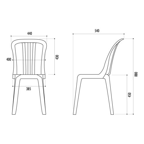 Chaise MIAMI