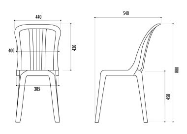 Chaise MIAMI