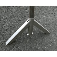 Pieds amovibles pour tube 30 x 30 mm PROCITY