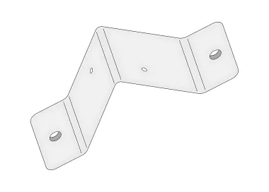 Platines murales pour Cendrier-cigarette PROCITY