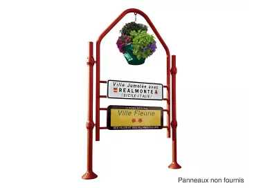 Entrée de ville Province Inox brossé PROCITY