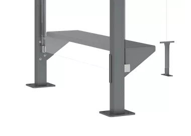 Banquette / tablette pour abris fumeurs PROCITY