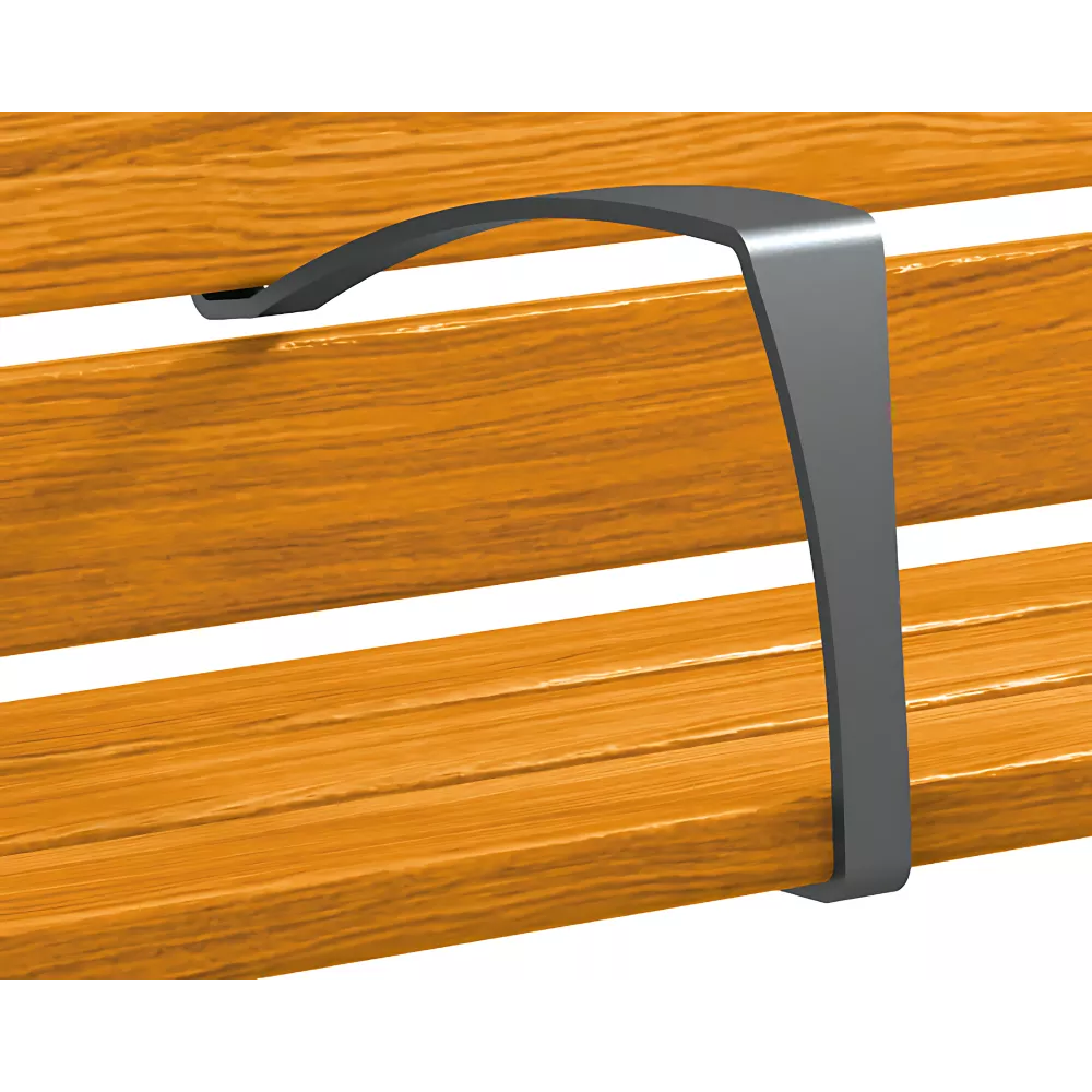 Accoudoir central pour banc Silaos® PROCITY