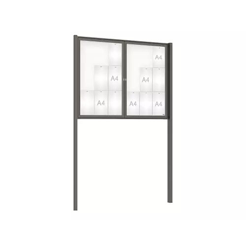 Vitrine Tradition sur poteaux PROCITY