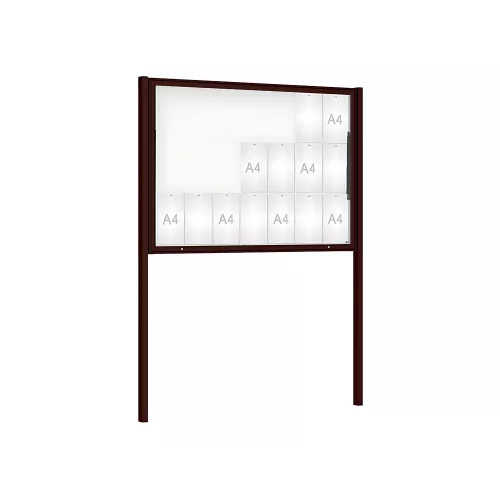 Vitrine Classique sur poteaux PROCITY