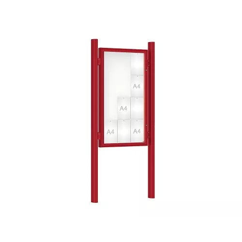 Vitrine 1000 sur poteaux Quatro PROCITY