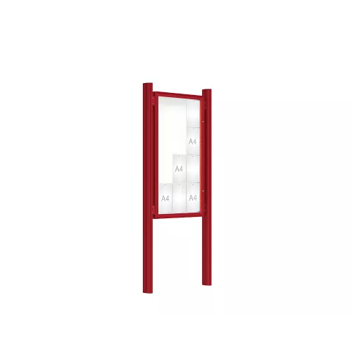 Vitrine 2000 sur poteaux Quatro PROCITY