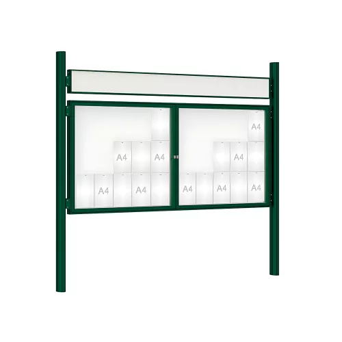 Vitrine 1000 sur poteaux Quatro PROCITY