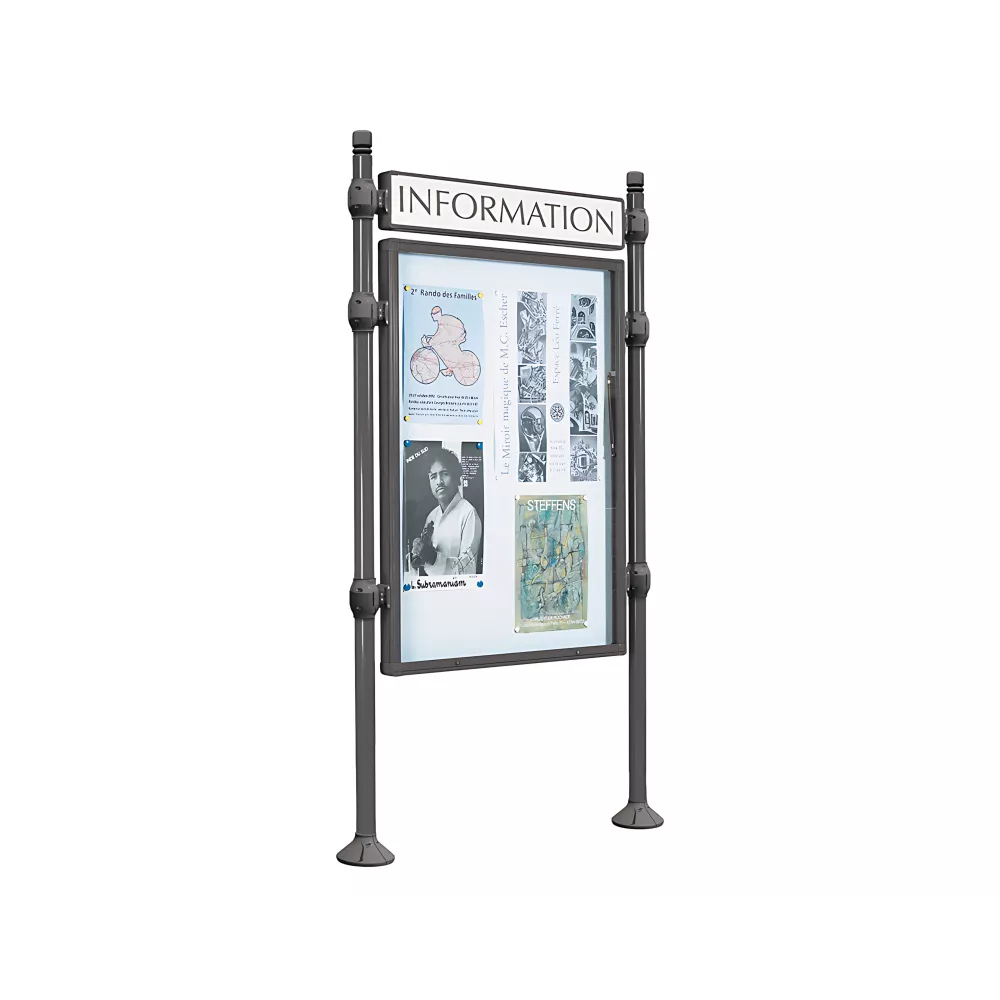 Panneau-vitrines d'information City PROCITY
