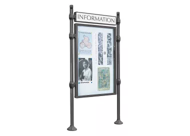 Panneau-vitrines d'information City PROCITY