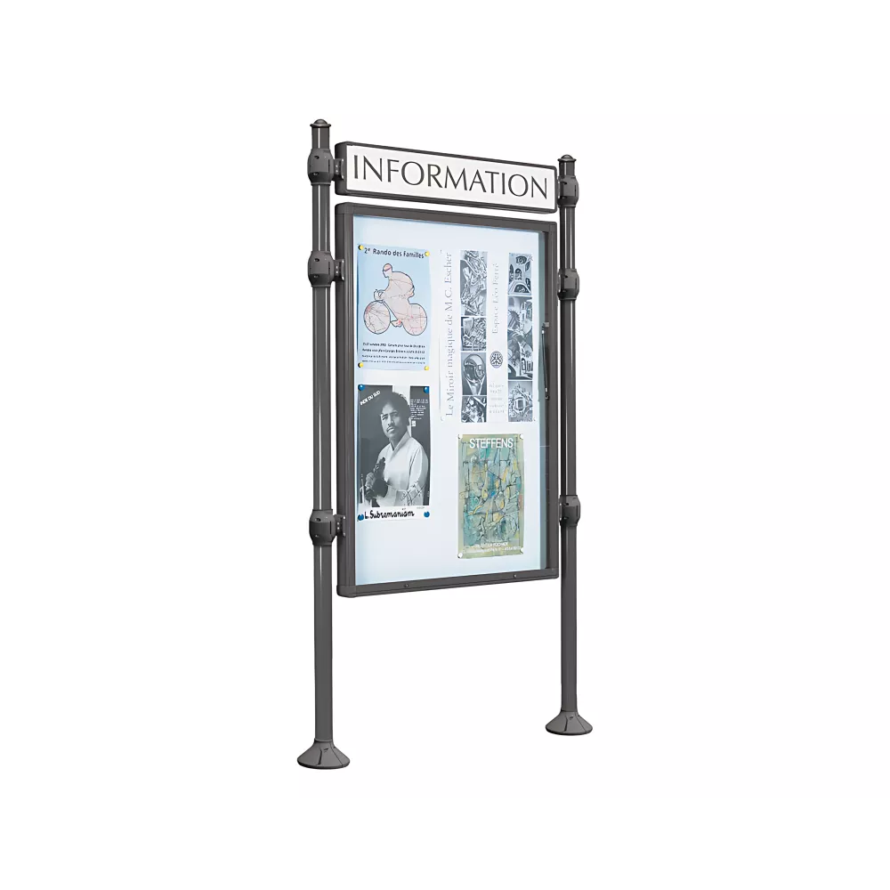 Panneau-vitrines d'information Agora PROCITY