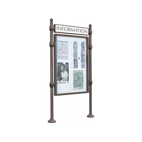 Panneau-vitrines d'information Boule PROCITY