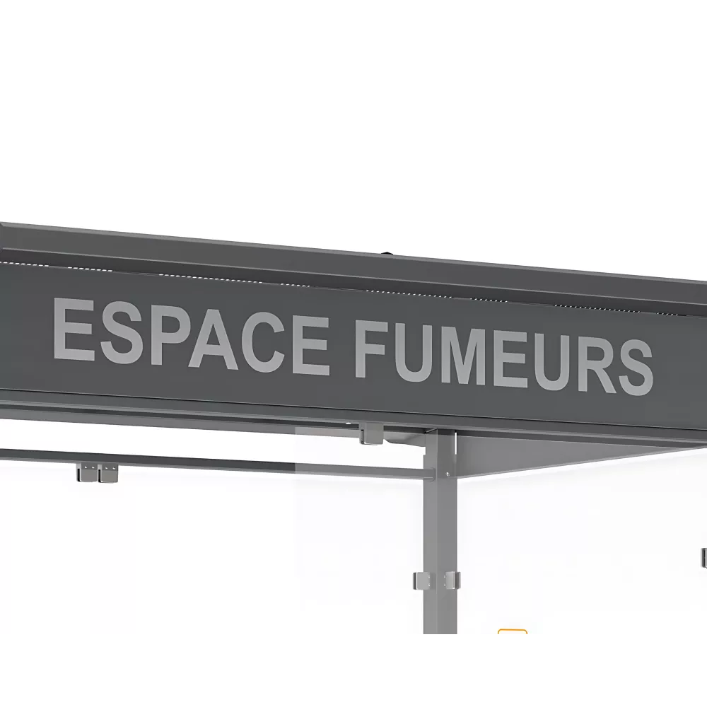 Autocollant du texte "ESPACE FUMEURS" PROCITY