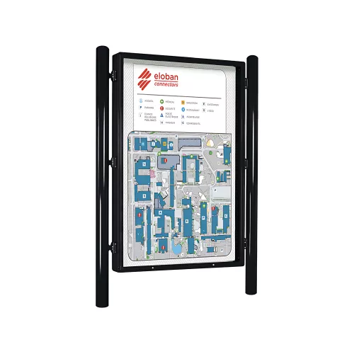 Panneau-vitrine Carrefour PROCITY