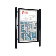 Panneau-vitrine Carrefour PROCITY