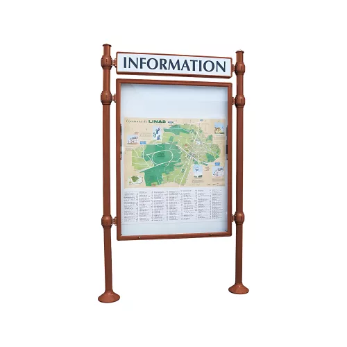 Panneau-vitrines d'information Agora PROCITY
