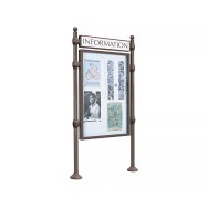 Panneau-vitrines d'information Boule PROCITY