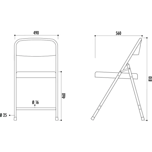Chaise de collectivité MELILLA robuste et confortable garantie 5 ans