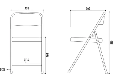 Chaise de collectivité MELILLA robuste et confortable garantie 5 ans