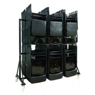 Chariot pour chaises pliantes
