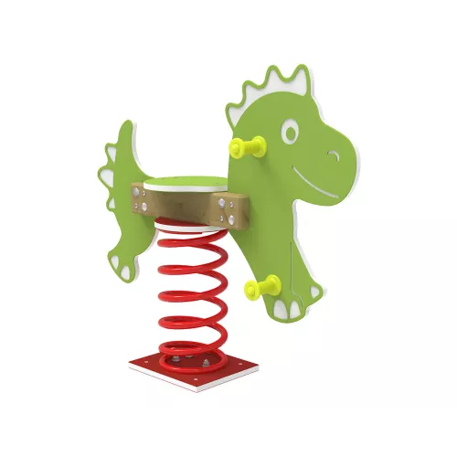 Jeux sur ressort assis Dinosaure