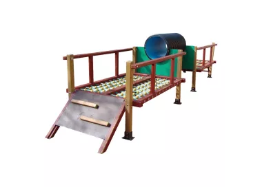 Parcours d'obstacle Araignée